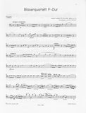 Eler, Andre-Frederic % Quartet in F Major Op 11 #3 (Parts Only)-FL/CL/HN/BSN