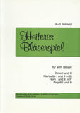 Rehfeld, Kurt % Heiteres Blaserspiel (Score & Parts)-WW8