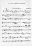 Rehfeld, Kurt % Six Pieces for Woodwind Quintet (Score & Parts)-WW5