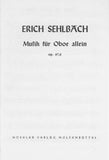 Sehlbach, Erich % Music For Oboe Alone, op. 87, #2 - SOLO OB