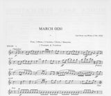 Weber, Carl Maria von % March (Score & Parts)-FL/2OB/2CL/2HN/2BN/2TPT/TBN
