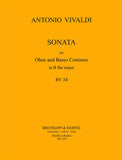 Vivaldi, Antonio % Sonata in Bb Major, RV34 - OB/PN (Basso Continuo)