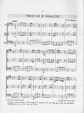 Graun, Carl Heinrich % Trio #2 in E Major (score & parts) - OB/HN/BSN or OBd'AMORE/HN/BSN