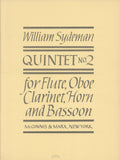 Sydeman, William % Quintet #2 (score & parts) - WW5