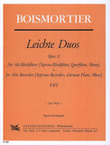 Boismortier, Joseph Bodin de % Easy Duos, op. 11 (1-6) - 2OB