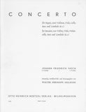 Fasch, Johann Friedrich % Concerto in C Major (score & set) - BSN/ORCH
