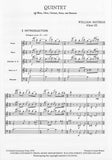 Mathias, William % Quintet, op. 22 (score & parts) - WW5