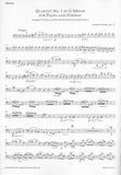 Brahms, Johannes % Quartet #1 in g minor, op. 25 (Baron) - WW5/PN