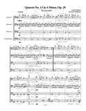 Schubert, Franz % String Quartet #13, "Rosamunde" (Stomberg)(score & parts) - 3BSN/CBSN