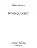 Paterson, Robert % Wind Quintet (score & parts) - WW5