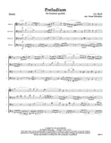 Bach, J.S. % Preludium (score & parts)(Stickley) - 4BSN