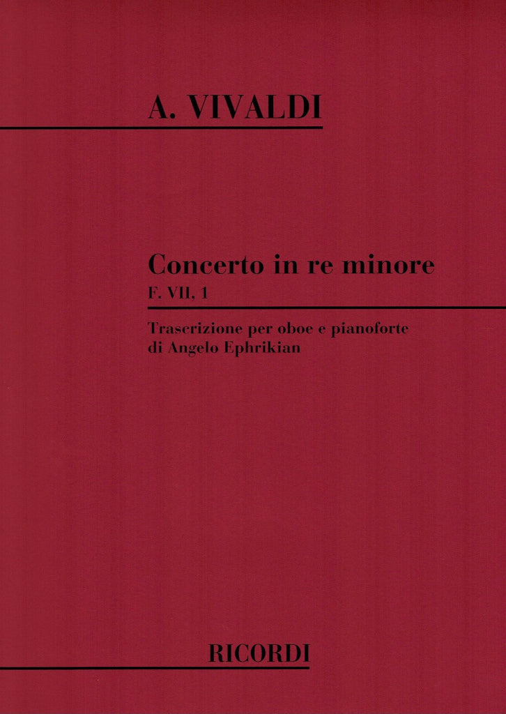 Vivaldi, Antonio % Concerto in d minor, F7 #1, RV 454 - OB/PN