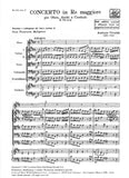 Vivaldi, Antonio % Concerto in D Major F7 #10 RV453 (Score Only)- OB/STGS