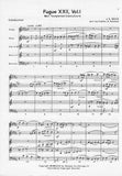 Bach, J.S. % Fugue XXII, V1 (score & parts) - WW5 [POP]