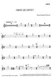 Davies, Peter Maxwell % Oboe Quartet (2012) (score & parts) - OB/VLN/VLA/CEL