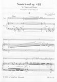 Brandl, Johann Evangelist % Sonata in b minor, op. 42, #2 - BSN/PN