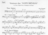 Schottstadt, Rainer % Variations on a Birthday Song- OB/HECKELPHONE/BSN