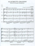 Brahms, Johannes % Allegretto Grazioso from "Second Symphony" (score & parts) - WW5