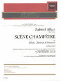 Allier, Gabriel % Scene Champetre (score & parts) - OB/CL/BSN