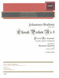 Brahms, Johannes % Lo, How a Rose E'er Blooming (score & parts) - 4BSN