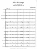 Handel, Georg Friedrich % Alla Hornpipe from "Water Music" (score & parts) - DR CHOIR