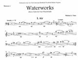 Vince, Michael J. % Waterworks (score & parts) - OB/EH/2BSN