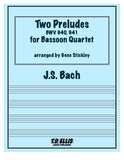 Bach, J.S. % Two Preludes: BWV 940 & 941 (score & parts)(Stickley) - 4BSN