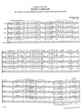 Verdi, Giuseppe % Selections from "Don Carlos" (score & parts) - 4BSN/CBSN