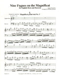 Pachelbel, Johann % Nine Fugues on the Magnificat (score & parts) - EH/BSN