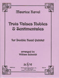 Ravel, Maurice % Three Valses Noble & Sentimentales (score & parts) - 2OB/EH/2BSN