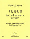 Ravel, Maurice % Fugue from "Le Tombeau de Couperin" (score & parts) - OB/CL/HN