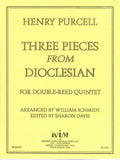 Purcell, Henry % Three Pieces from "Dioclesian" (score & parts) - 3OB/EH/BSN