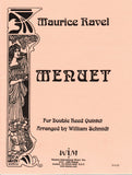 Ravel, Maurice % Menuet (score & parts) - 2OB/EH/2BSN