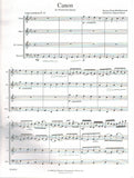 Pachelbel, Johann % Canon & Gigue (score & parts) - WW4