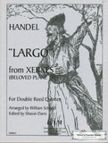 Handel, Georg Friedrich % Largo from "Xerxes" (score & parts) - 2OB/EH/2BSN