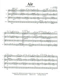 Handel, Georg Friedrich % Air from "Water Music Suite" (Score & Parts)-WW4