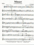 Handel, Georg Friedrich % Minuet from "Water Music Suite" (Score & Parts)-WW4