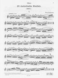 Flemming, Fritz % 25 Melodic Studies, Book 1 - OB/PN