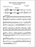 Paganini, Niccolo % Tre Duetti Concertanti (score & parts) - VLN/BSN