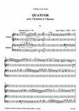 Flegier, Ange % Quatuor (score & parts) - 2OB/2BSN