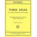 Handel, Georg Friedrich % Three Arias from L'Allegro, Radamisto, & Alessandro (score & parts) - OB/VLN/VLA/CEL