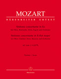 Mozart, Wolfgang Amadeus % Sinfonia Concertante in Eb Major, K297 (score only) - OB/CL/BSN/HN/ORCH