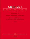 Mozart, Wolfgang Amadeus % Quintet in Eb Major, K452 - OB/CL/HN/BSN/PN