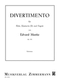 Moritz, Edvard % Divertimento, op. 150 (parts only) - FL/CL/BSN