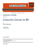 Vivaldi, Antonio % Concerto Grosso in Bb Major (score & parts) - 4BSN (PDF)