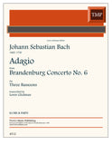 Bach, J.S. % Adagio from Brandenburg Concerto #6 (Glickman) (score & parts) - 3BSN