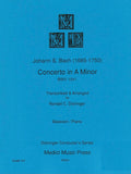 Bach, J.S. % Concerto in a minor, BWV1041 - BSN/PN