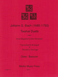 Bach, J.S. % Twelve Duets (performance score) - OB/BSN