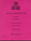 Bach, J.S. % Bourree from "Third Cello Suite" - OB/PN