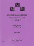 Bach, J.S. % Trio Sonata #4, Movement 2, BWV 528 - OB/PN